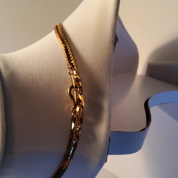 Vintage Korea goldtone necklace Lot of two - Picture 3 of 6